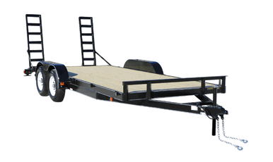Heavy-Duty 7×18 Utility Trailer with 9,080-Pound Capacity & 6-Inch Channel Tongue